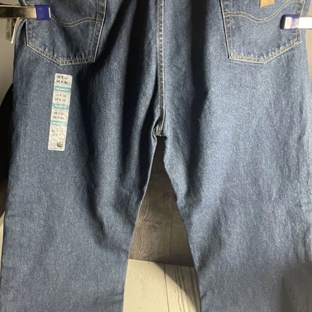 Carhartt B325 Men's Jeans 46x30 Blue Loose Straight Fit NWT Mint Condition